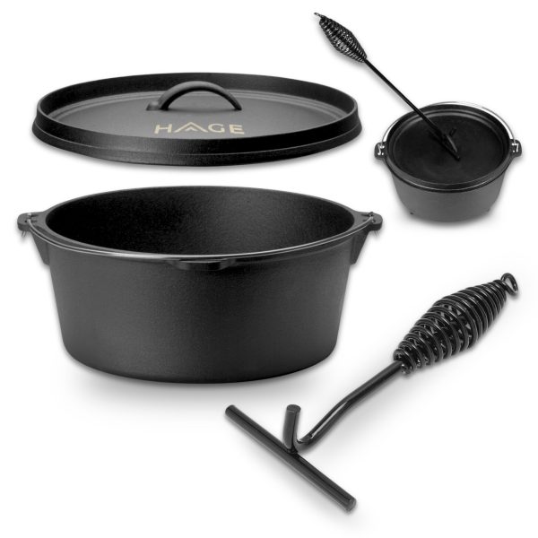 KOCIOŁEK ŻELIWNY WISZĄCY GARNEK MYŚLIWSKI WĘGIERSKI 7,2L NA OGNISKO GRILL